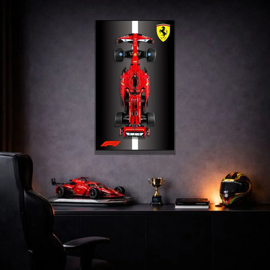 Tableau mural pour F1 Ferrari LEGO 42207 - Kadris