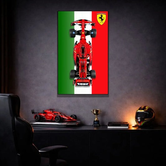 Tableau mural pour F1 Ferrari LEGO 42207 - Kadris