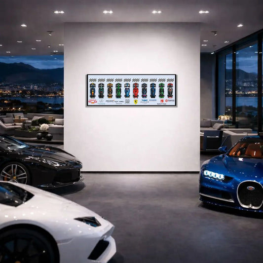 Tableau mural pour F1 LEGO Speed Champion 77242 / 77243 / 77244/ 77245 / 77246 / 77247 / 77248 / 77249 / 77250 / 77251 - Kadris