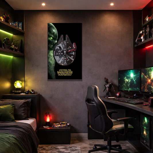 Schwarzer Millennium Falke 75389