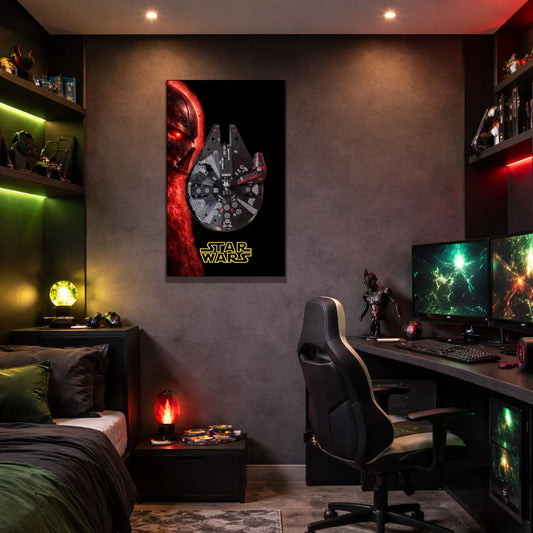 Schwarzer Millennium Falke 75389