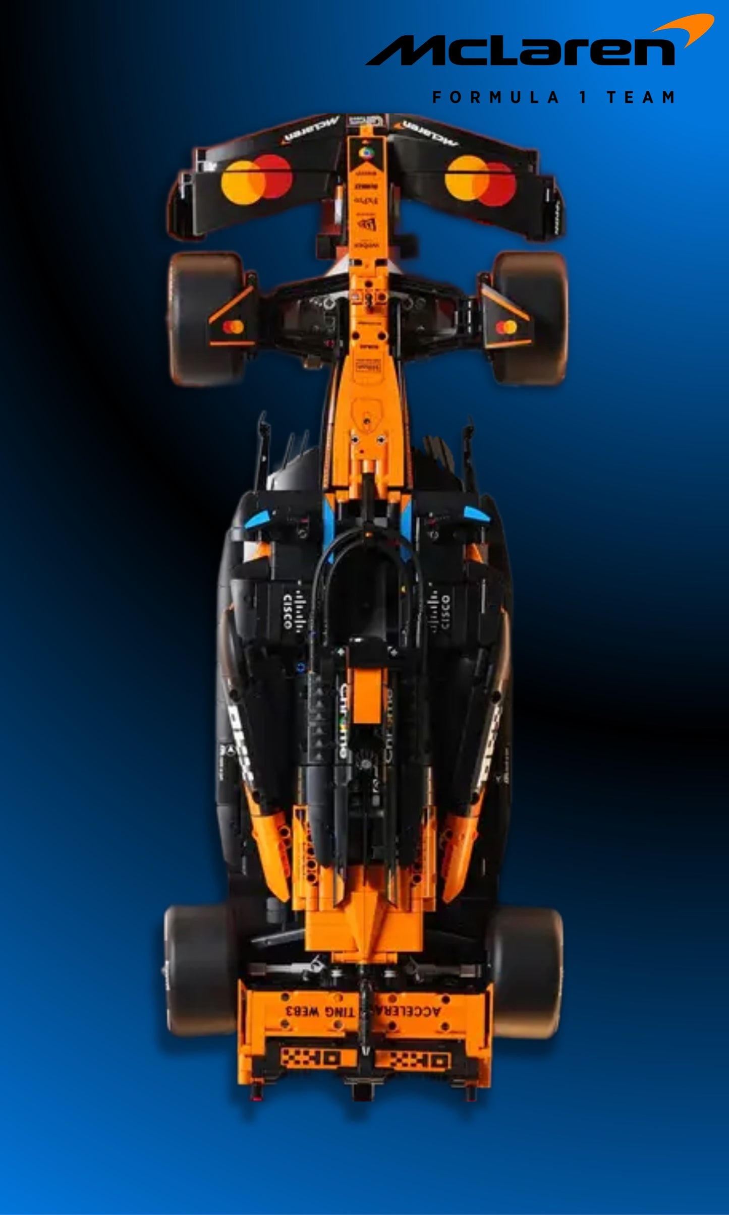 Marco de pared LEGO Technic F1 McLaren 42141 — 8 estilos, 2 acabados
