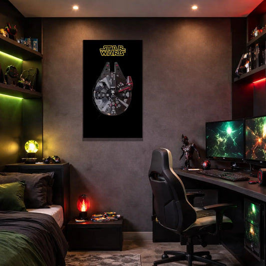 Schwarzer Millennium Falke 75389