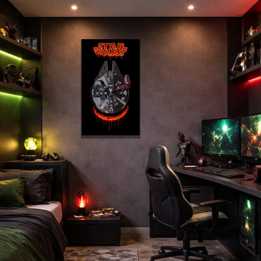 Schwarzer Millennium Falke 75389