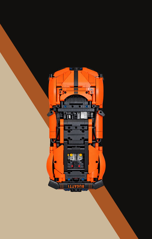 Tableaux muraux pour LEGO® Technic Hypercar Bugatti Chiron Pur Sport 42222, 3 styles, 3 finitions
