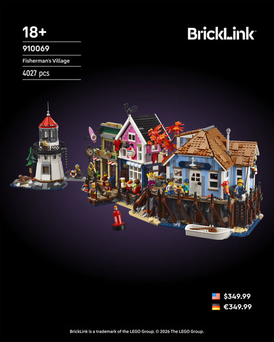 LEGO® BrickLink Designer Program Fisherman's Village 910069, set de 4027 pièces