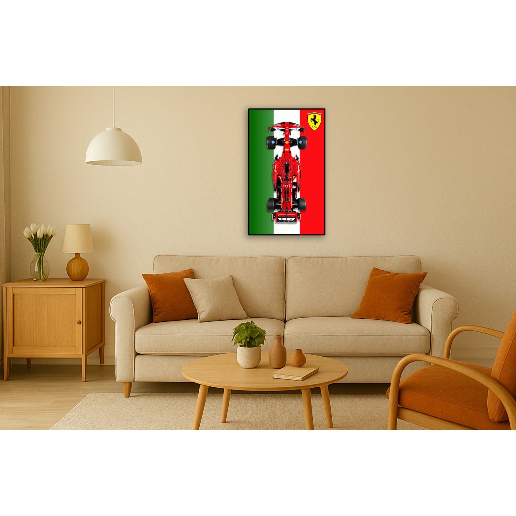 Ferrari F1 : l’ADN italien transformé en œuvre murale - Kadris