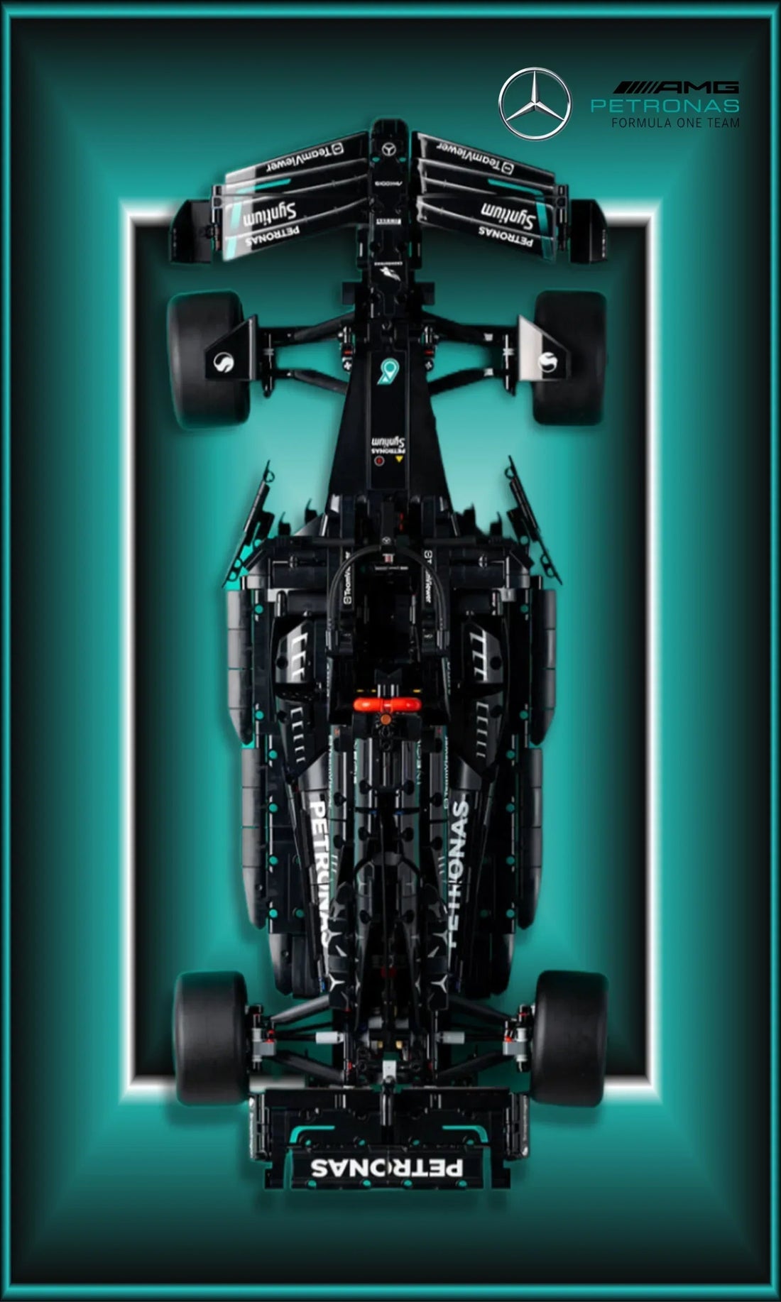 Tableau mural F1 Mercedes LEGO Technic 42171 - decoration bureau Kadris