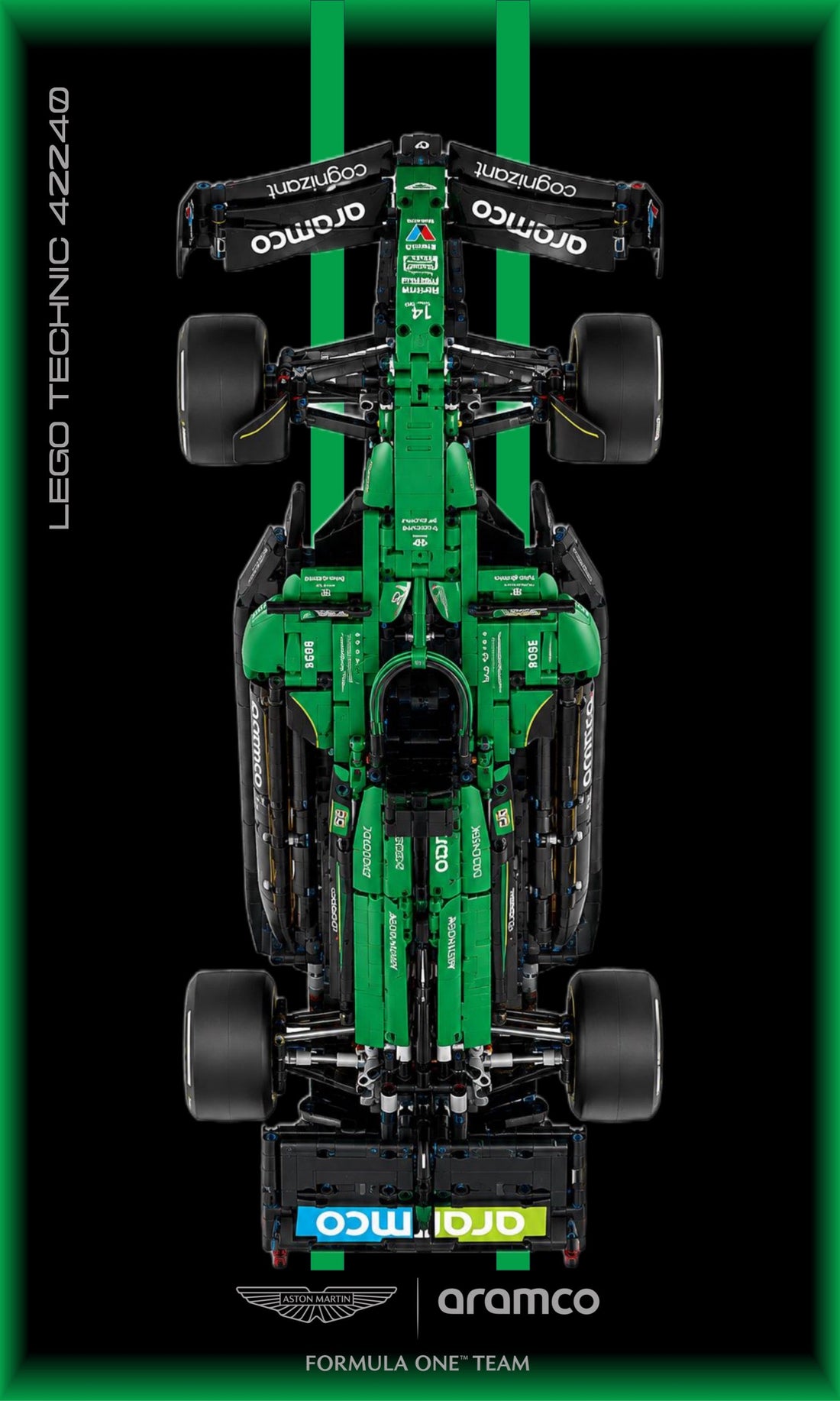 Tableau mural LEGO Technic 42240 F1 Aston Martin AMR25 - Kadris
