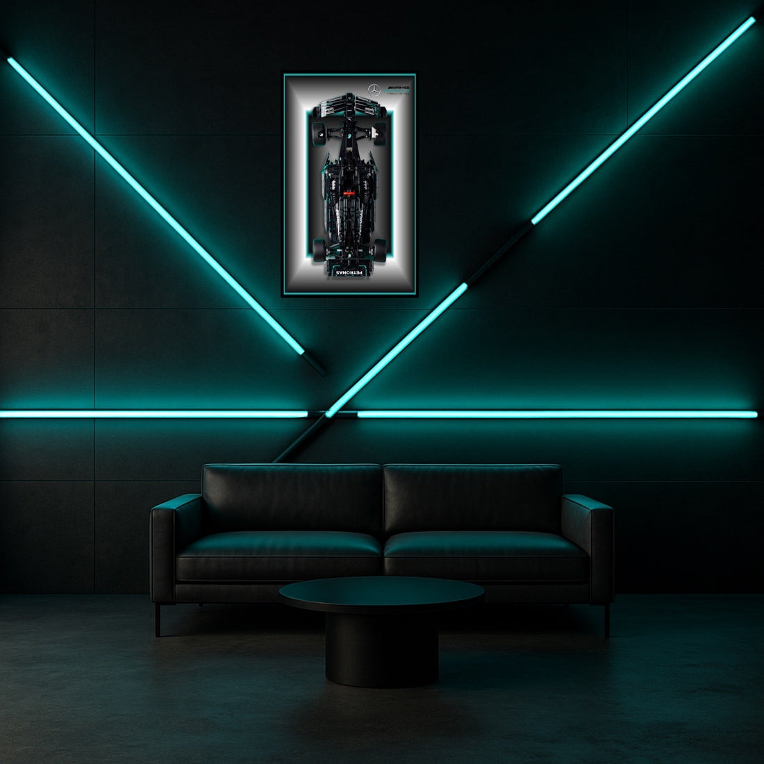 Tableau Mercedes-AMG Petronas LEGO – La perfection en trois dimensions - Kadris