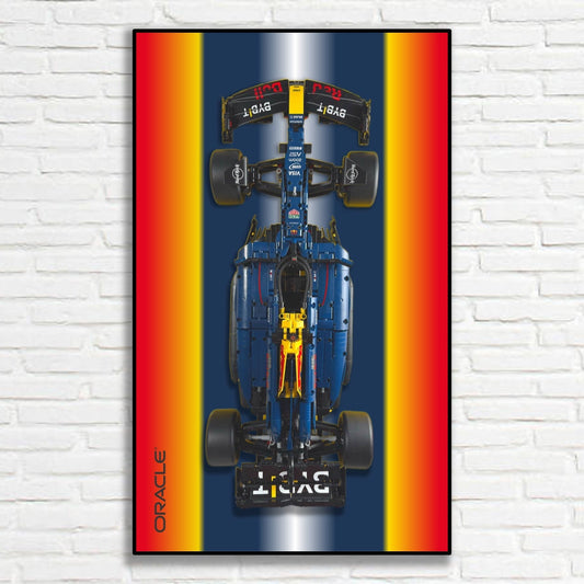 Tableau Red Bull Racing Oracle LEGO – La perfection de la vitesse verticale - Kadris