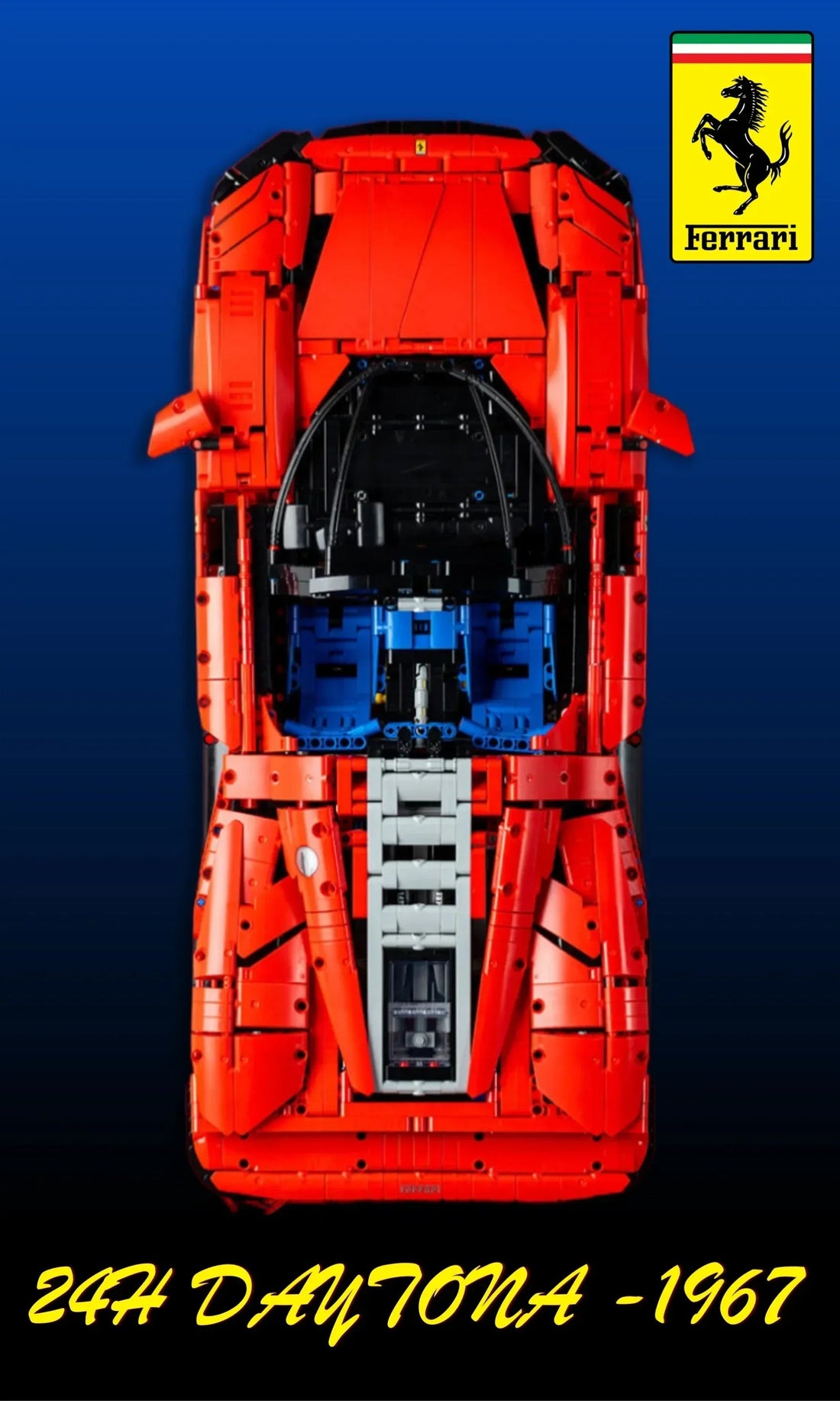 Tableau mural Ferrari LEGO Technic - Kadris