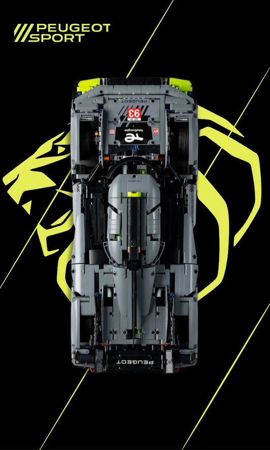 Tableau mural Peugeot 9X8 LEGO Technic 42156 - Kadris