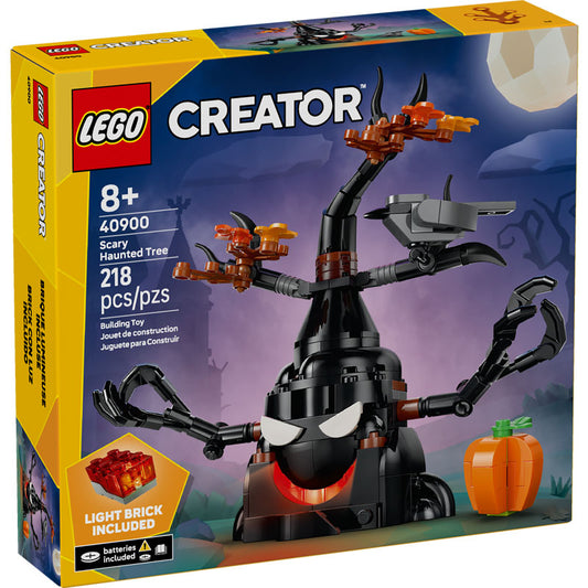 LEGO® Scary Haunted Tree 40900, cadeau d'Halloween 2026 avec arbre hanté lumineux