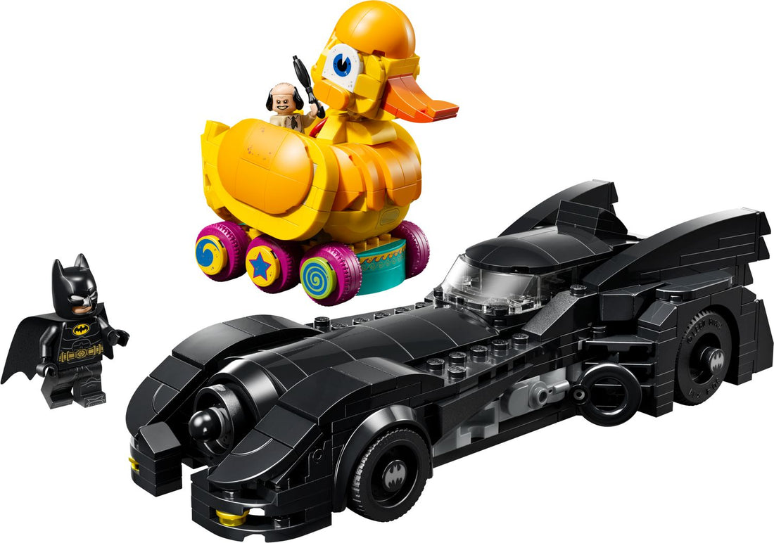 LEGO® Batman Returns Batmobile & Duck 67008 avec sa transformation Batmissile et le véhicule Duck du Pingouin