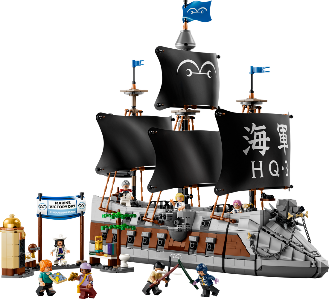 Set LEGO® One Piece 75646 Le Navire de la Marine de Garp
