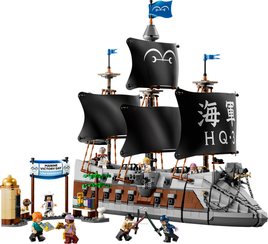 Set LEGO® One Piece 75646 Le Navire de la Marine de Garp