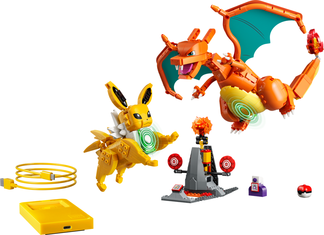 LEGO Pokémon SMART Play 72167 Dracaufeu vs Voltali