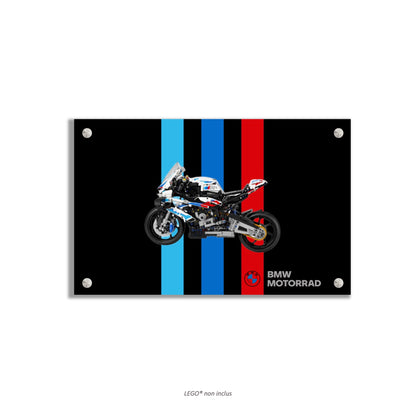LEGO Technic Motorcycle BMW M 1000 RR 42130 wall art, 4 styles, 2 finishes