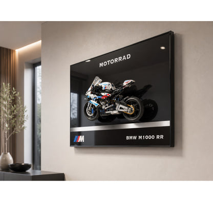 LEGO Technic Motorcycle BMW M 1000 RR 42130 wall art, 4 styles, 2 finishes