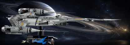 Chasseur N-1 du Mandalorien LEGO® 75442 – Décor Ringed Planet – Set en place – Fond de meuble aluminium Kadris®
