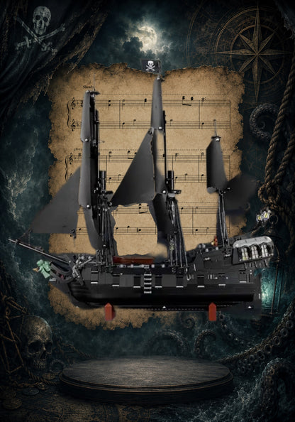 Tableau mural pour LEGO® Icons Bateau Pirate Jack Sparrow 10365