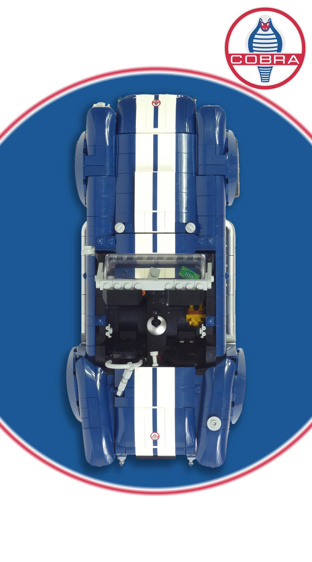 Tableau pour Shelby Cobra 427S/C LEGO Icons 10357 - Kadris