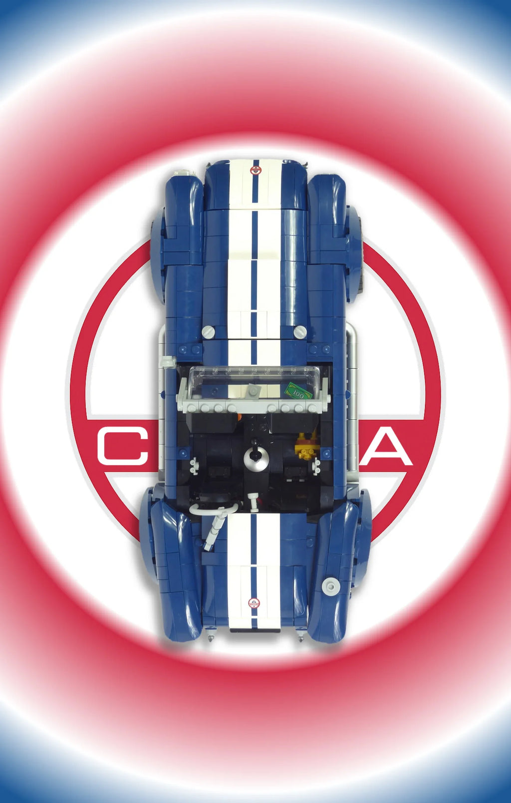 Tableau mural pour Shelby Cobra 427S/C LEGO 10357 - Kadris