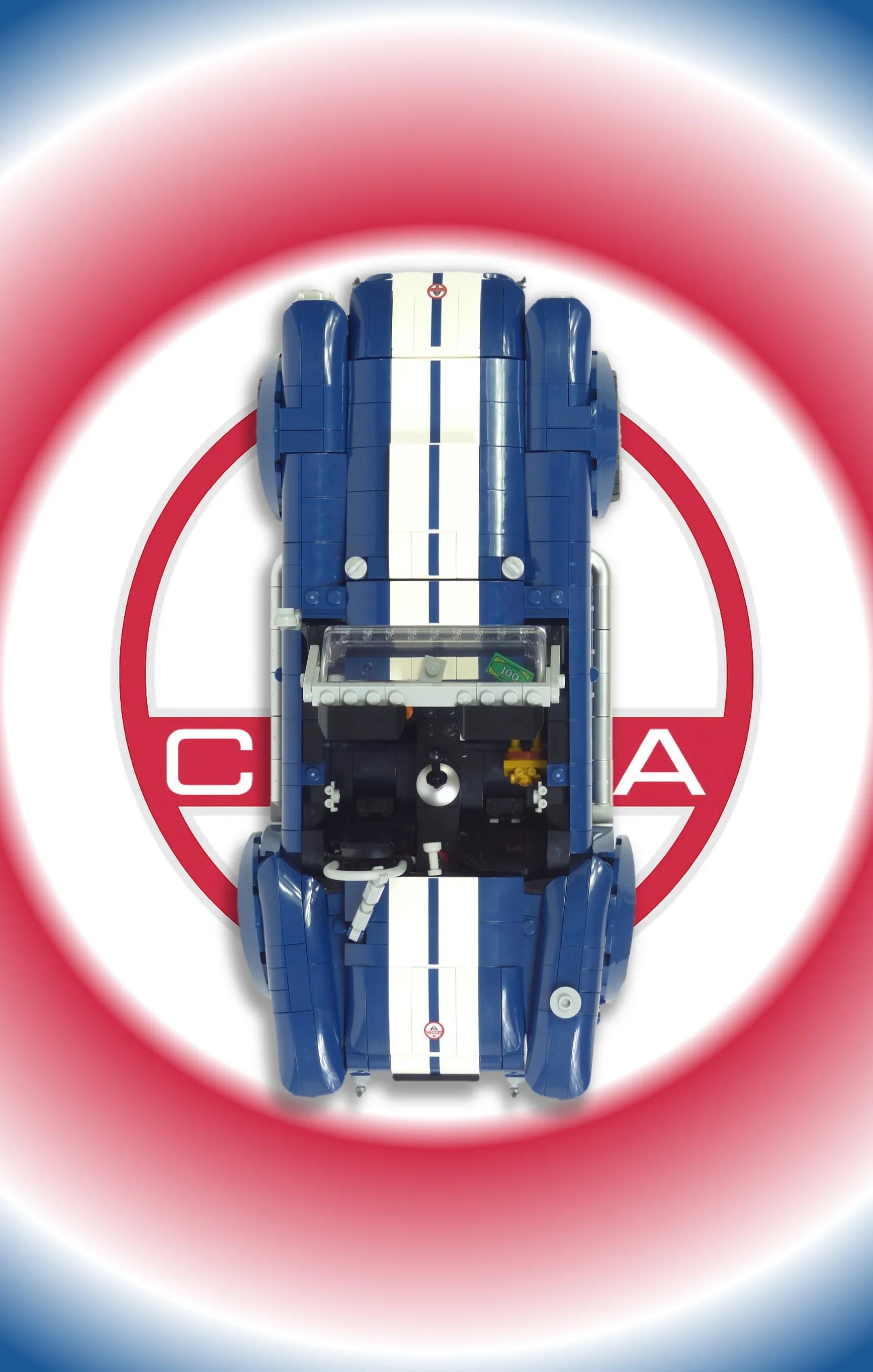 Tableau mural pour Shelby Cobra 427S/C LEGO 10357 - Kadris