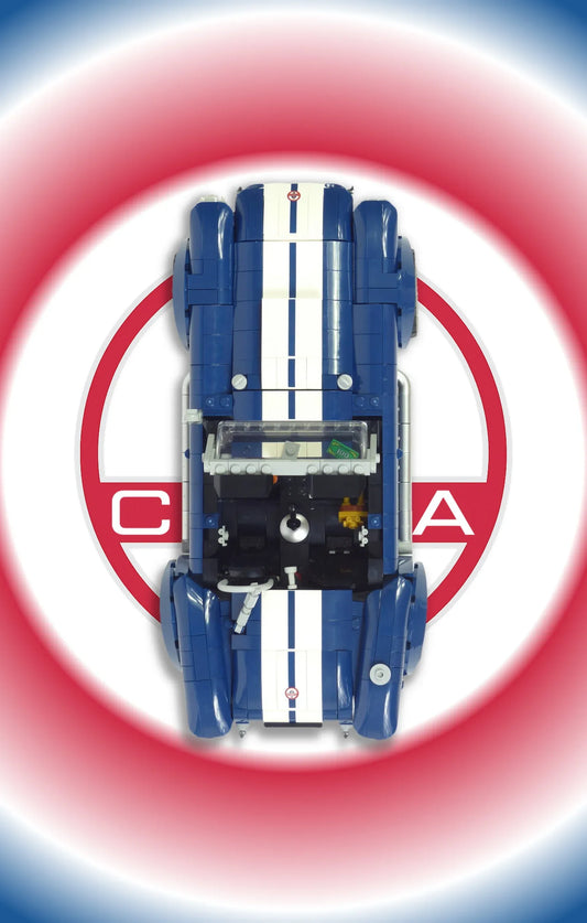 Tableau mural pour Shelby Cobra 427S/C LEGO 10357 - Kadris