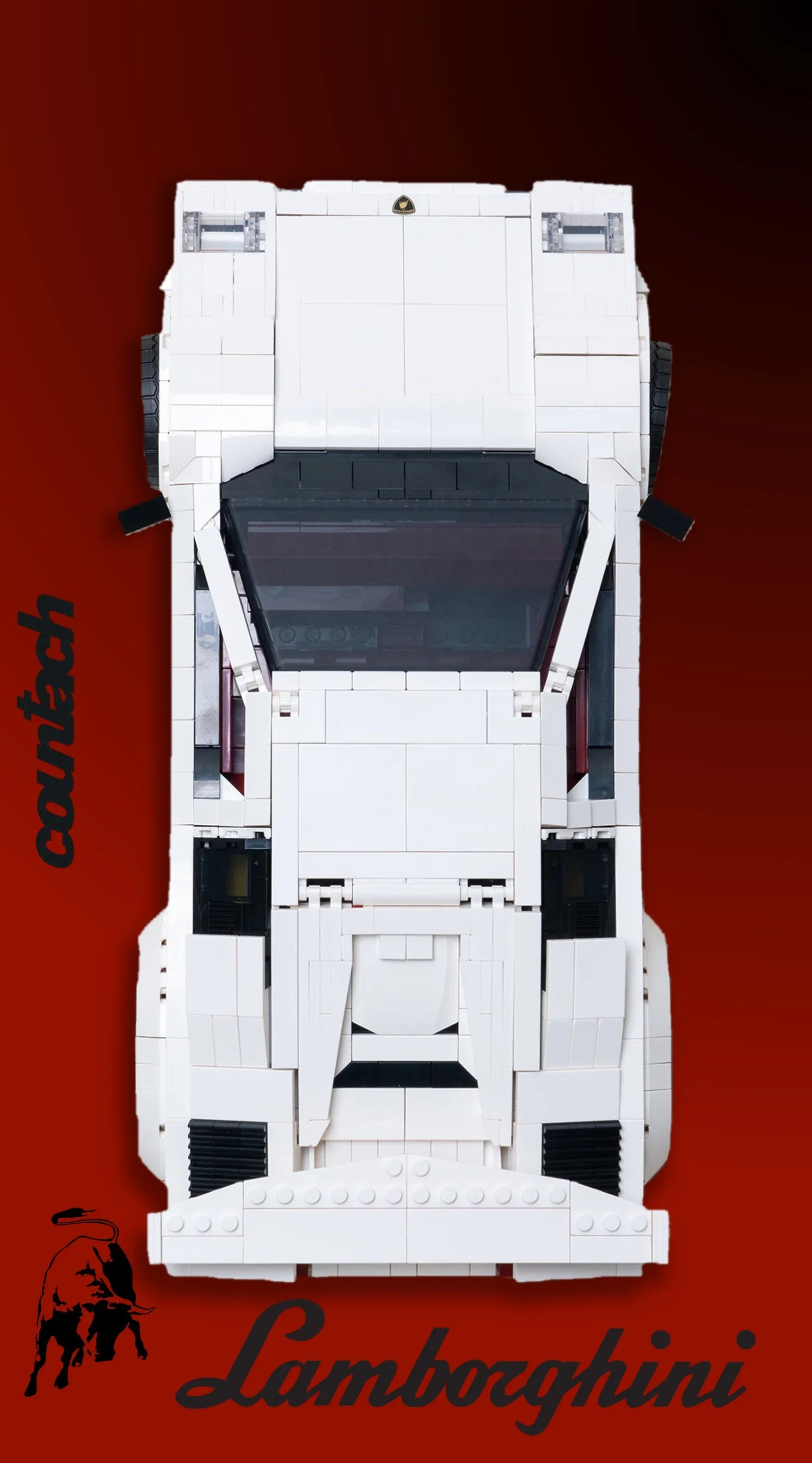 Tableau pour Lamborghini Countach 5000 Quattrovalvole LEGO Icons 10337 - Kadris