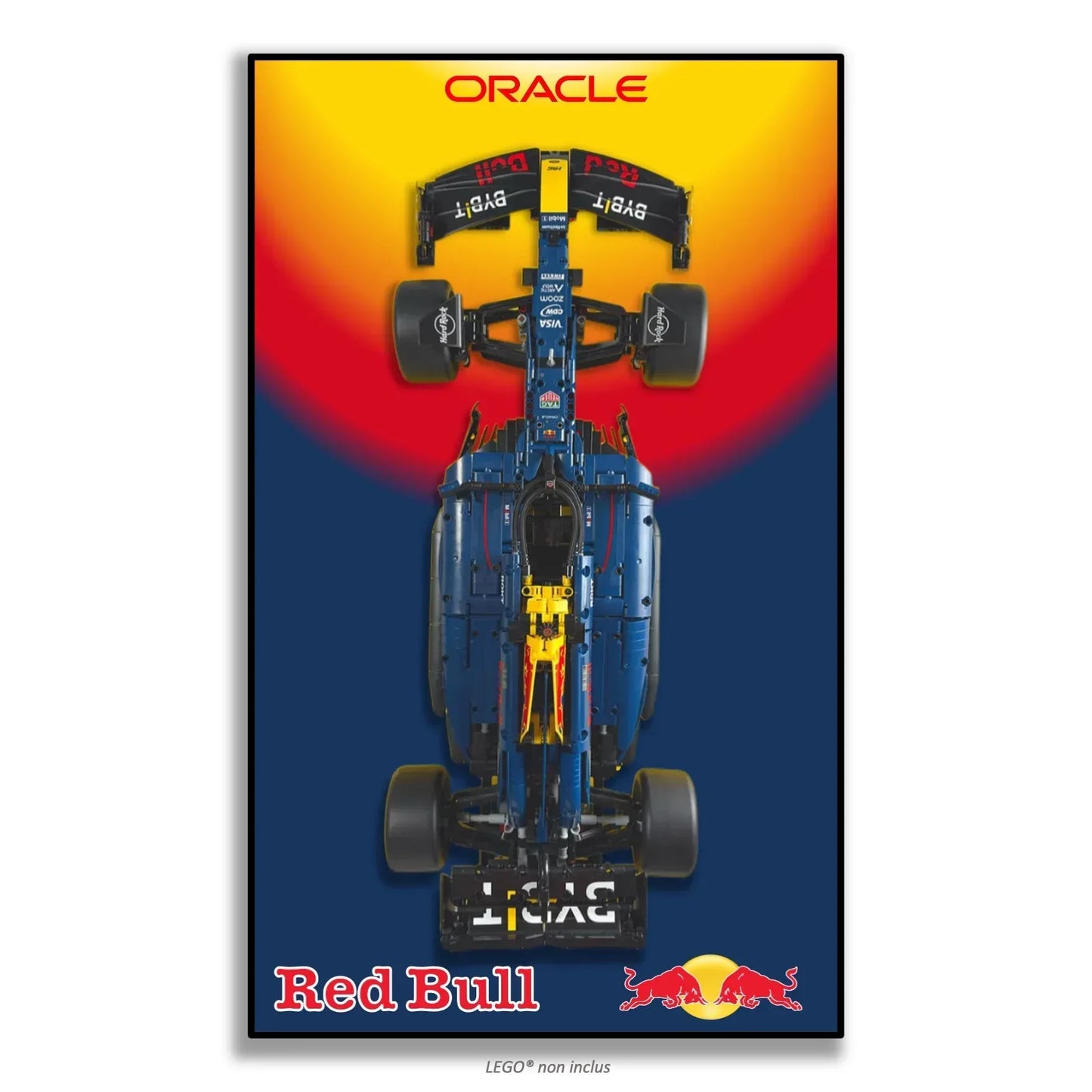 Tableau mural pour F1 RedBull LEGO 42206 - Kadris
