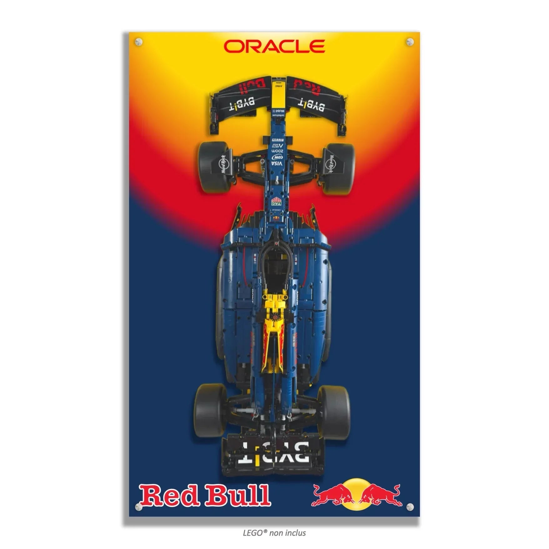 Tableau mural pour F1 RedBull LEGO 42206 - Kadris