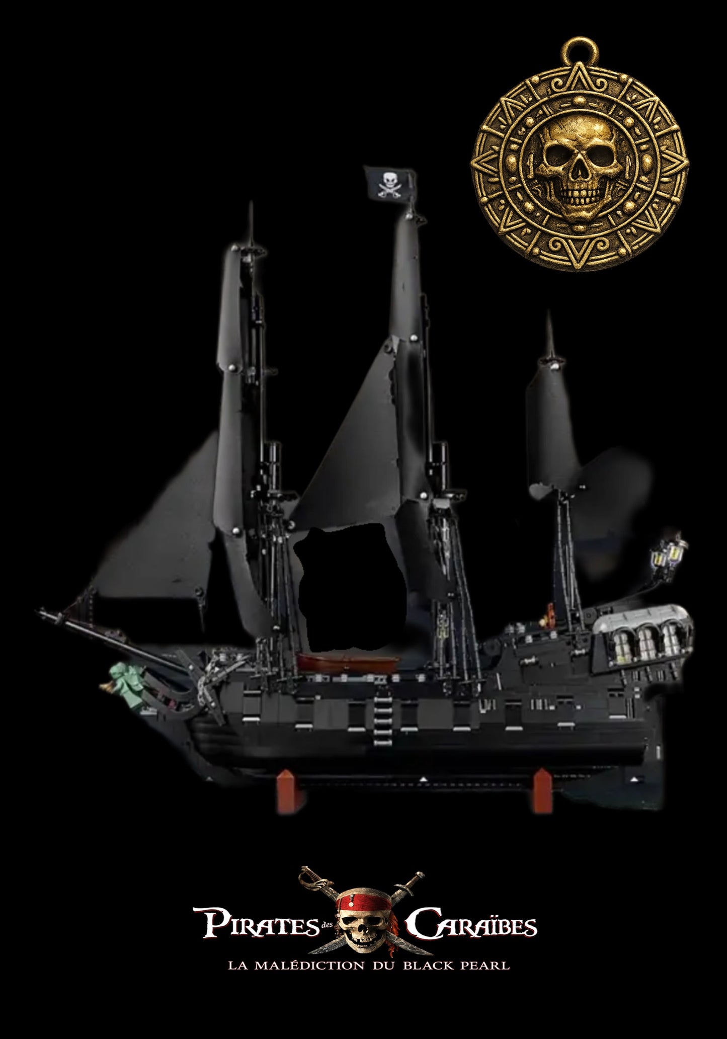 Découvrez nos tableaux pour le LEGO ICONS 10365 : Bateau pirate du capitaine Jack Sparrow