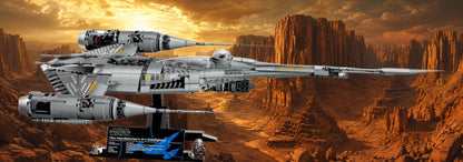 Chasseur N-1 du Mandalorien LEGO® 75442 – Décor Desert Canyon – Set en place – Fond de meuble aluminium Kadris®