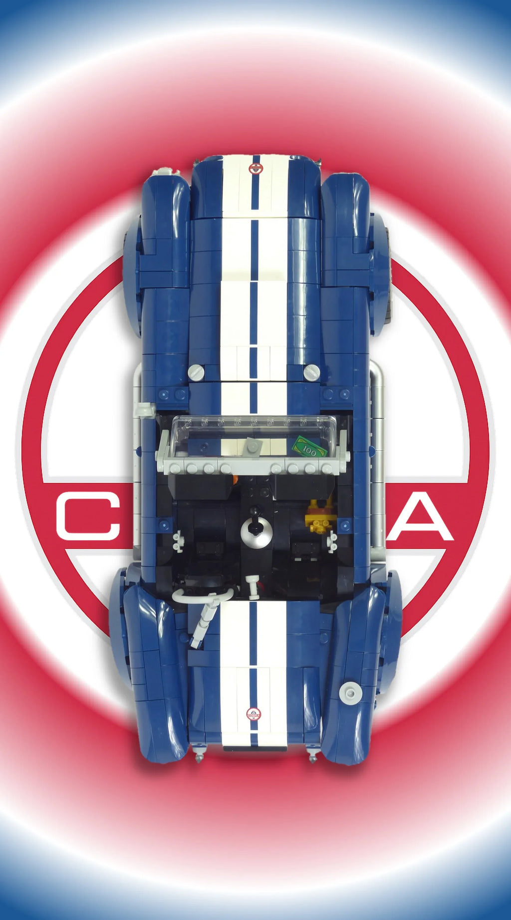 Tableau pour Shelby Cobra 427S/C LEGO Icons 10357 - Kadris