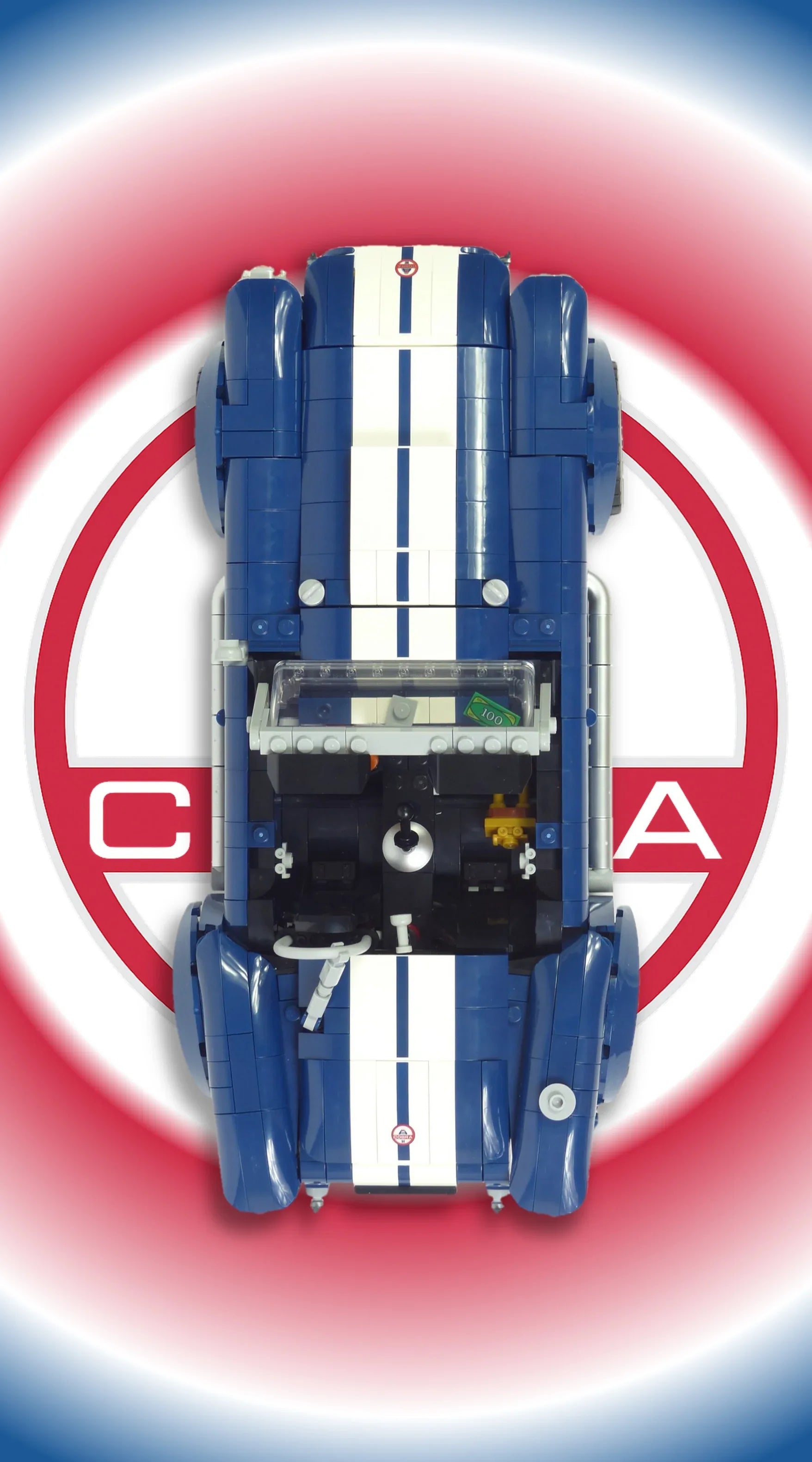 Tableau pour Shelby Cobra 427S/C LEGO Icons 10357 - Kadris