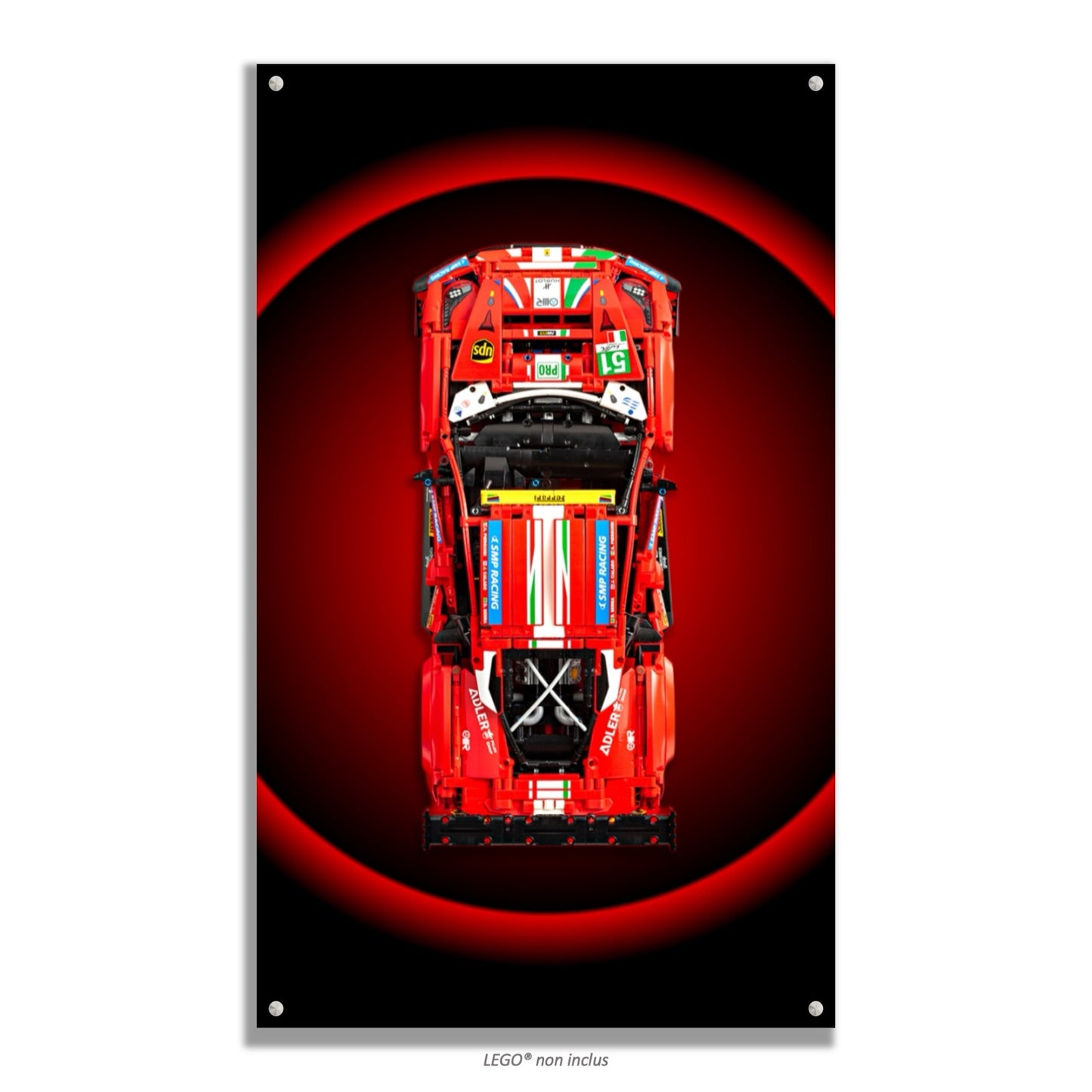 Kadris – LEGO® Technic Ferrari 488 GTE AF Corse #51 42125 – visuel 4