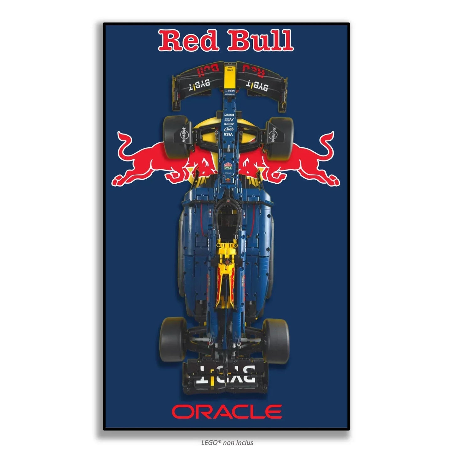 Tableau mural pour F1 RedBull LEGO 42206 - Kadris