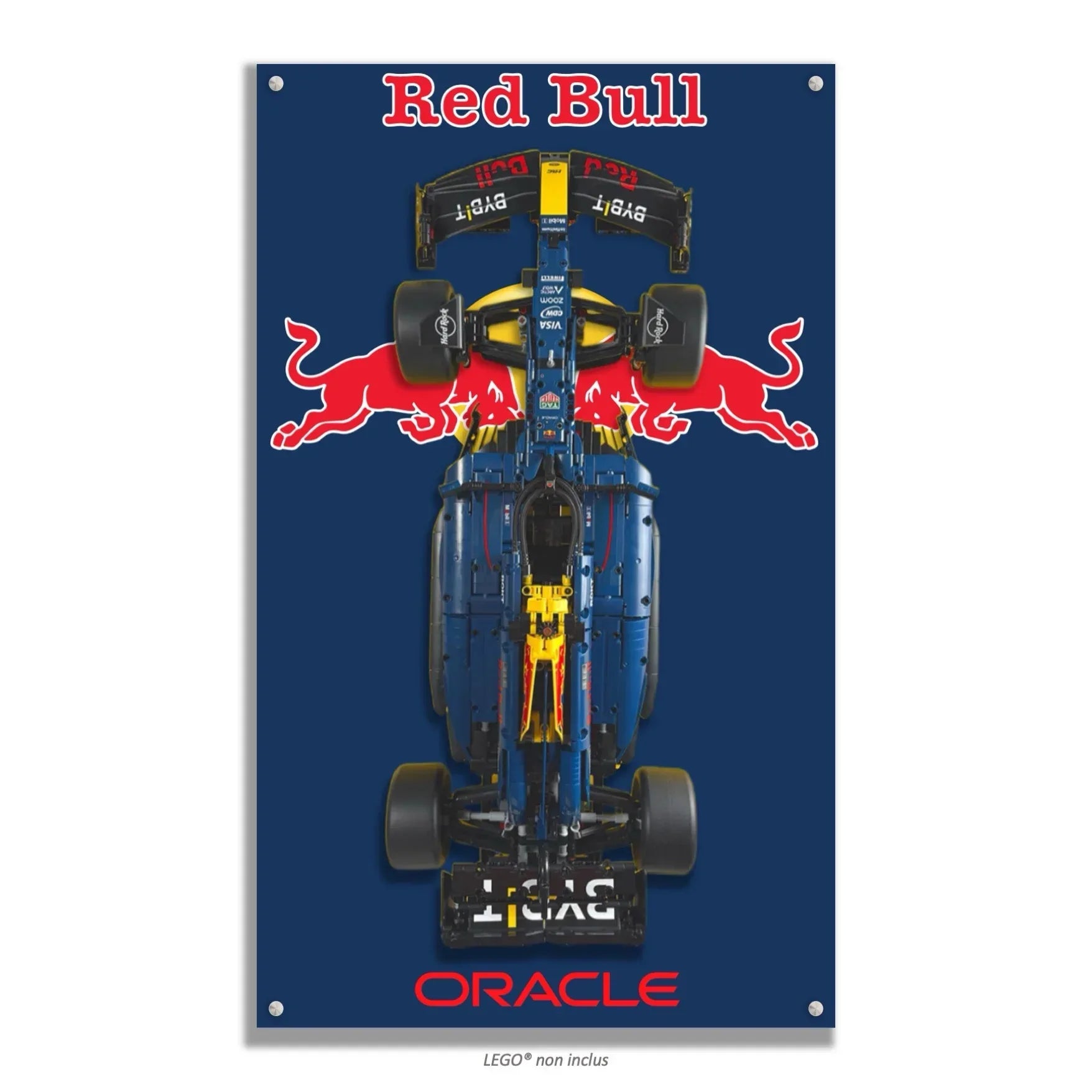 Tableau mural pour F1 RedBull LEGO 42206 - Kadris