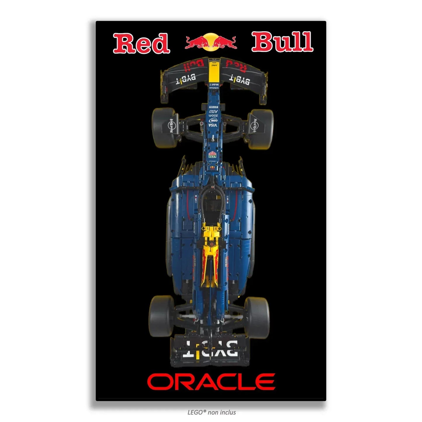 Tableau mural pour F1 RedBull LEGO 42206 - Kadris
