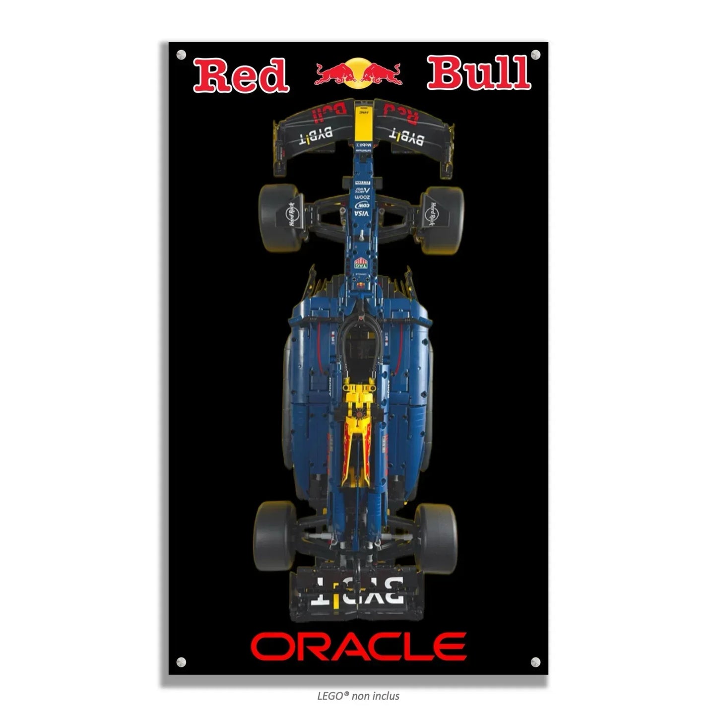 Tableau mural pour F1 RedBull LEGO 42206 - Kadris