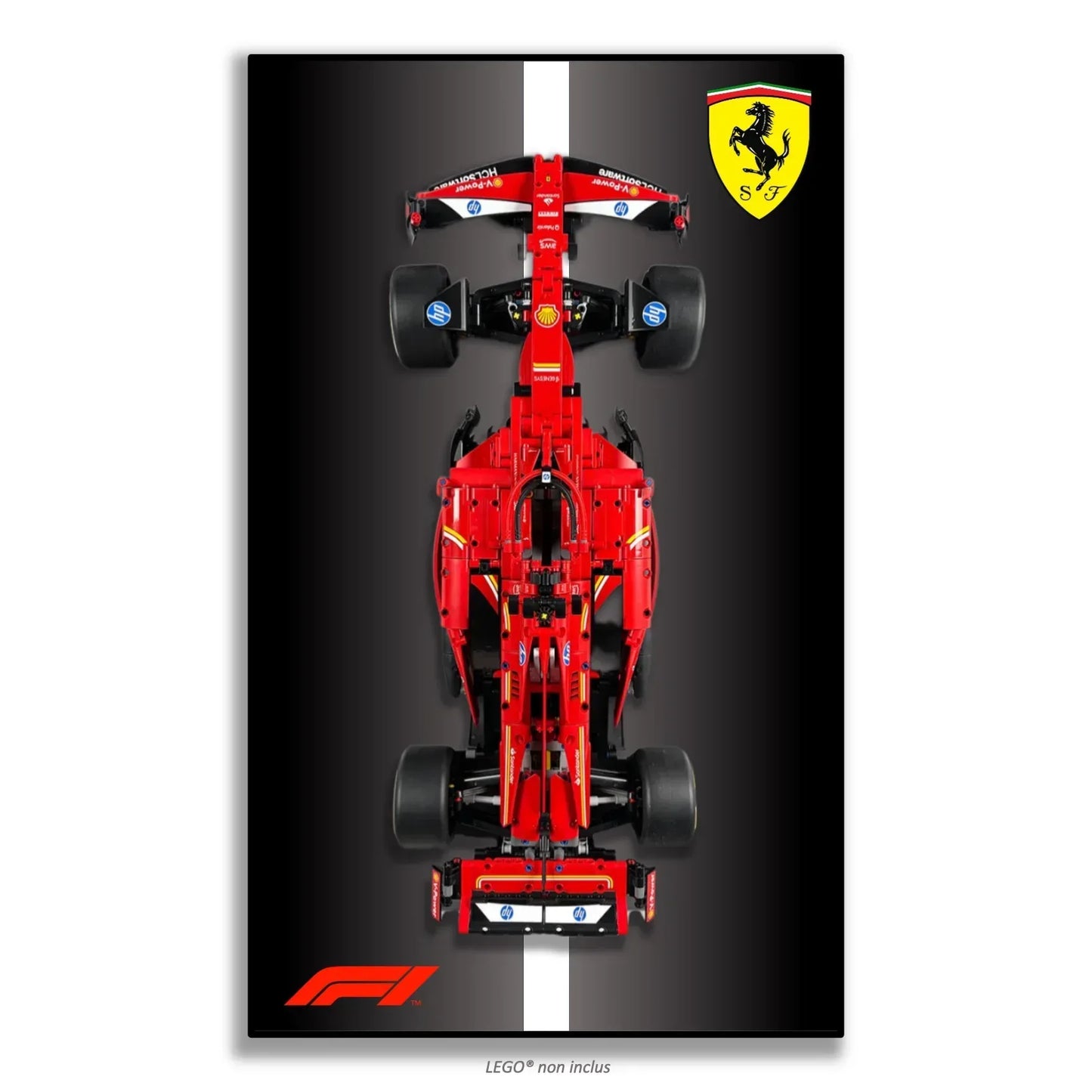 Tableau mural pour F1 Ferrari LEGO 42207 - Kadris