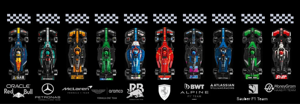 Tableau pour F1 LEGO Speed Champion 77242 / 77243 / 77244/ 77245 / 77246 / 77247 / 77248 / 77249 / 77250 / 77251 - Kadris