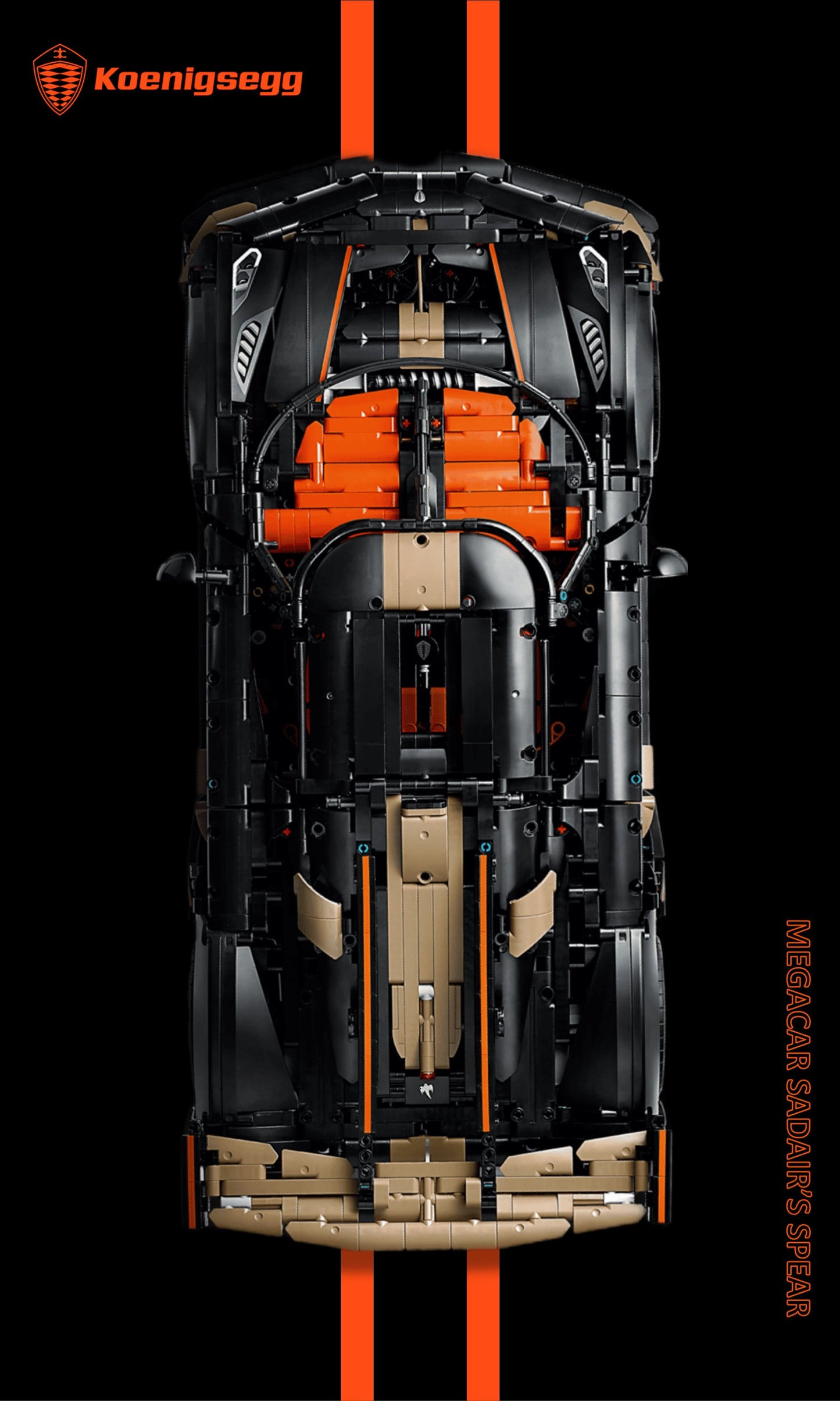 Megacar Sadair's Spear de Koenigsegg LEGO 42232-7
