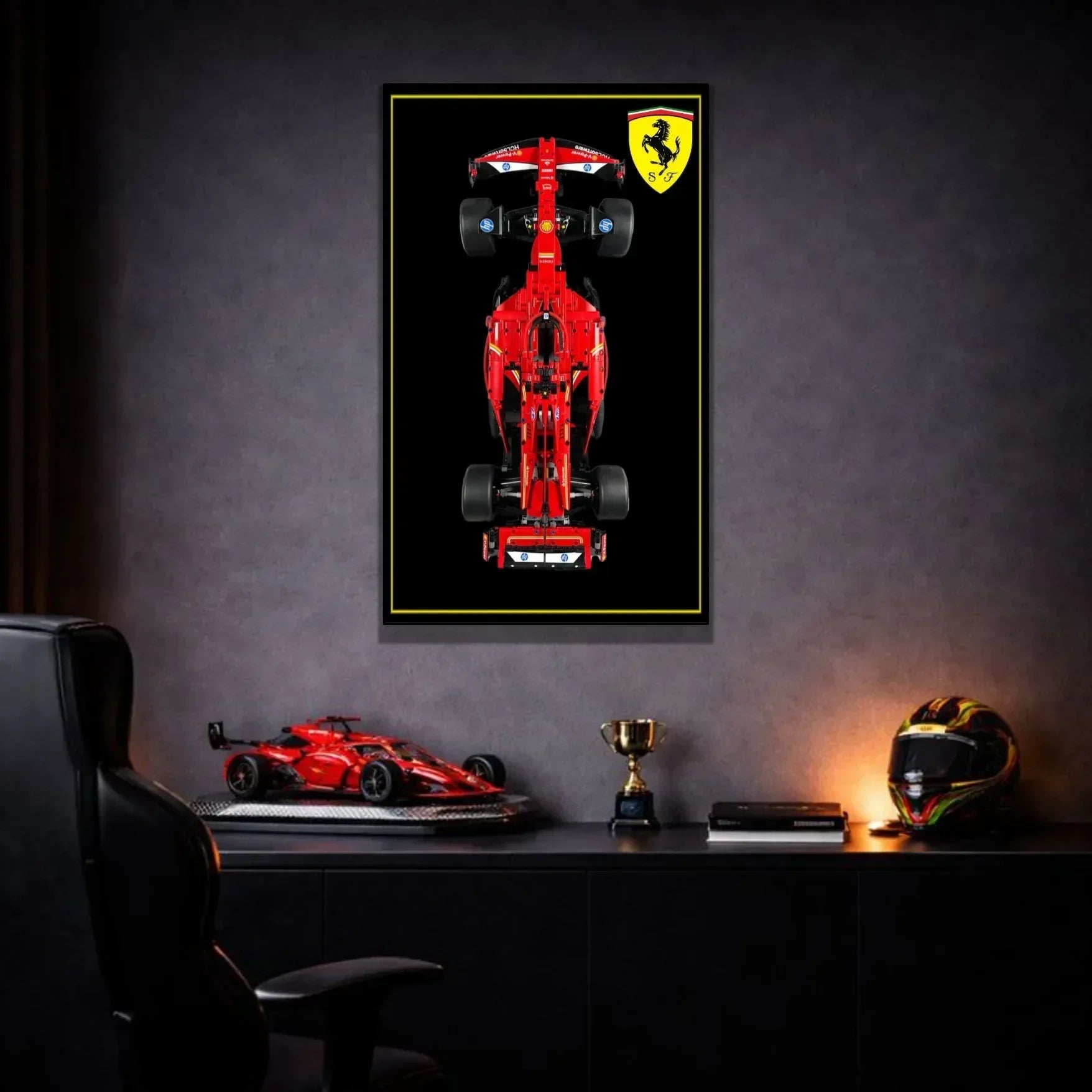 Tableau mural pour F1 Ferrari LEGO 42207 - Kadris