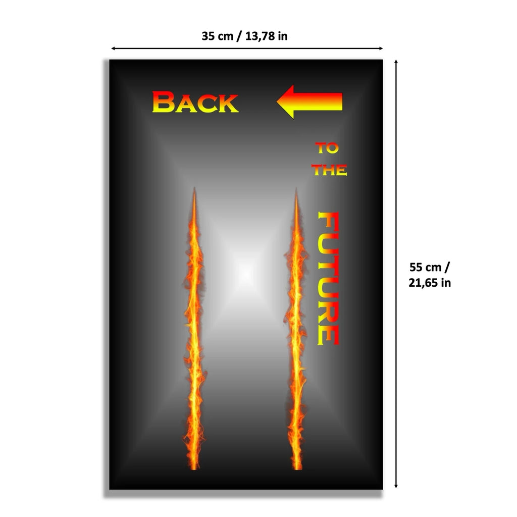 Tableau mural pour La machine à remonter le temps de Retour vers le futur LEGO 10300 - Kadris