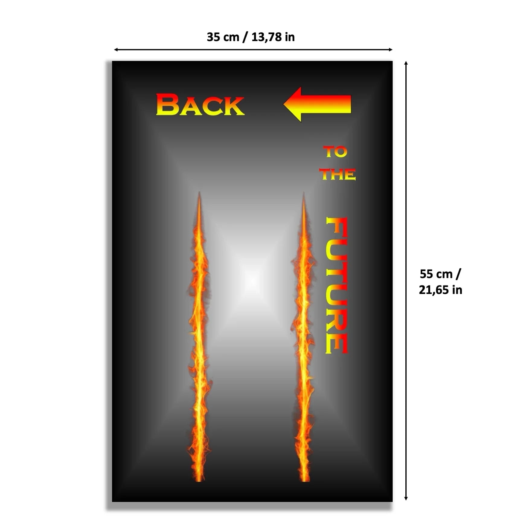 Tableau mural pour La machine à remonter le temps de Retour vers le futur LEGO 10300 - Kadris