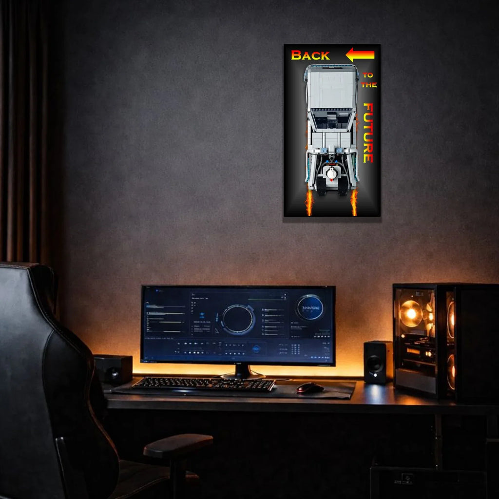 Tableau pour DeLorean BTTF LEGO Icons 10300 - Kadris