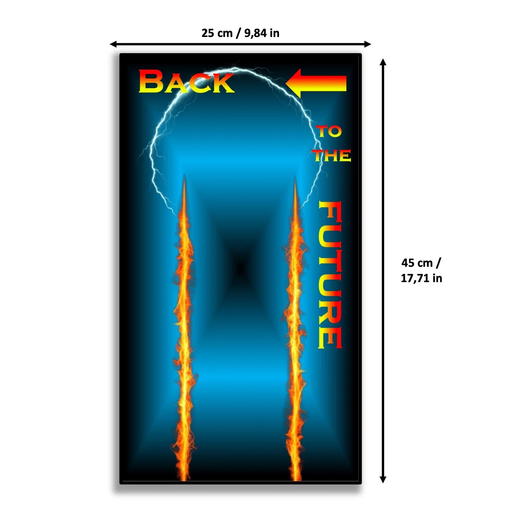 Tableau pour DeLorean BTTF LEGO Icons 10300 - Kadris
